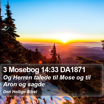 3 Mosebog 14:33 DA1871 Bible Verse Image