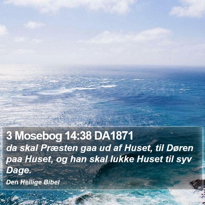 3 Mosebog 14:38 DA1871 Bible Verse Image