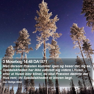 3 Mosebog 14:48 DA1871 Bible Verse Image