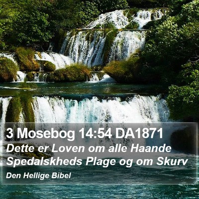 3 Mosebog 14:54 DA1871 Bible Verse Image