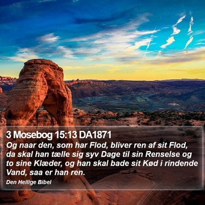 3 Mosebog 15:13 DA1871 Bible Verse Image