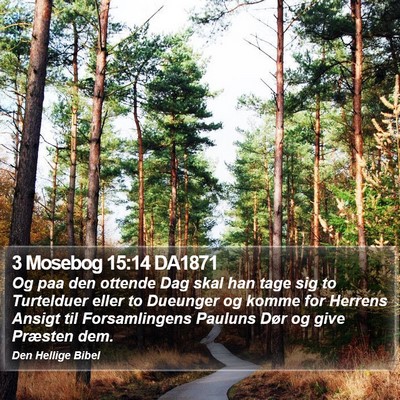 3 Mosebog 15:14 DA1871 Bible Verse Image
