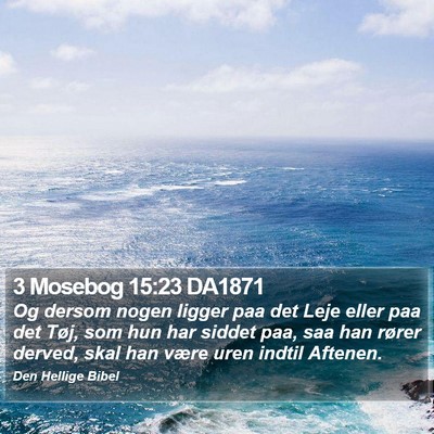 3 Mosebog 15:23 DA1871 Bible Verse Image
