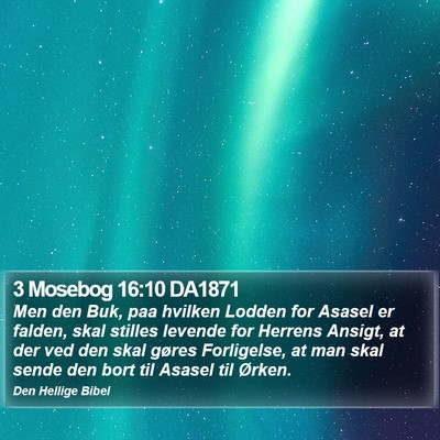 3 Mosebog 16:10 DA1871 Bible Verse Image