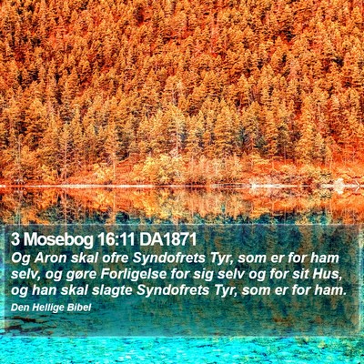 3 Mosebog 16:11 DA1871 Bible Verse Image