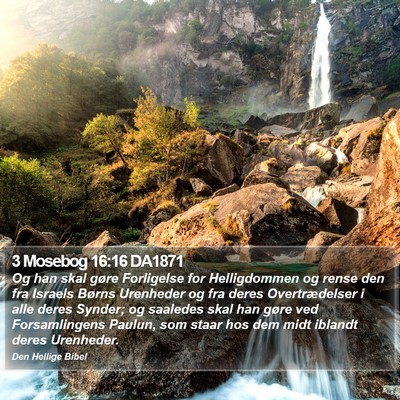 3 Mosebog 16:16 DA1871 Bible Verse Image