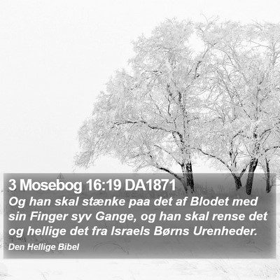 3 Mosebog 16:19 DA1871 Bible Verse Image