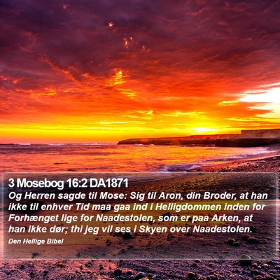 3 Mosebog 16:2 DA1871 Bible Verse Image