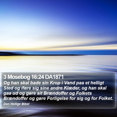 3 Mosebog 16:24 DA1871 Bible Verse Image