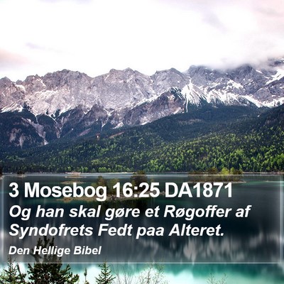 3 Mosebog 16:25 DA1871 Bible Verse Image