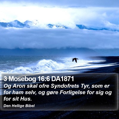 3 Mosebog 16:6 DA1871 Bible Verse Image