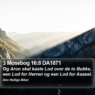 3 Mosebog 16:8 DA1871 Bible Verse Image