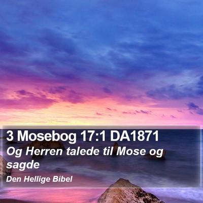3 Mosebog 17:1 DA1871 Bible Verse Image