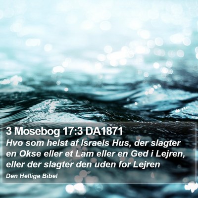 3 Mosebog 17:3 DA1871 Bible Verse Image