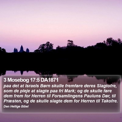 3 Mosebog 17:5 DA1871 Bible Verse Image
