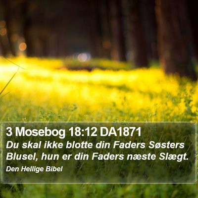 3 Mosebog 18:12 DA1871 Bible Verse Image