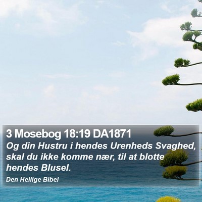 3 Mosebog 18:19 DA1871 Bible Verse Image