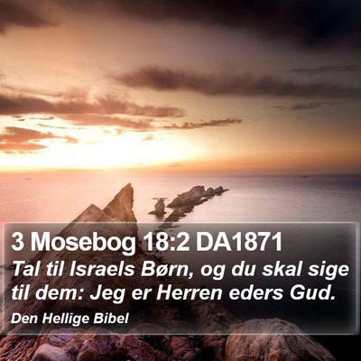 3 Mosebog 18:2 DA1871 Bible Verse Image