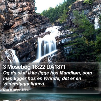 3 Mosebog 18:22 DA1871 Bible Verse Image