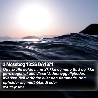 3 Mosebog 18:26 DA1871 Bible Verse Image