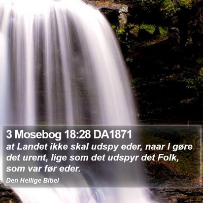 3 Mosebog 18:28 DA1871 Bible Verse Image