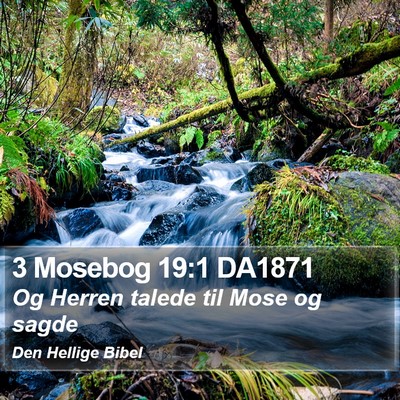 3 Mosebog 19:1 DA1871 Bible Verse Image