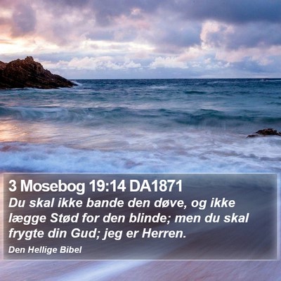 3 Mosebog 19:14 DA1871 Bible Verse Image