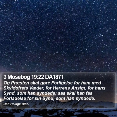 3 Mosebog 19:22 DA1871 Bible Verse Image