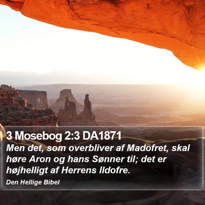 3 Mosebog 2:3 DA1871 Bible Verse Image