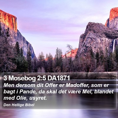 3 Mosebog 2:5 DA1871 Bible Verse Image