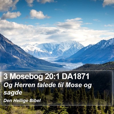 3 Mosebog 20:1 DA1871 Bible Verse Image
