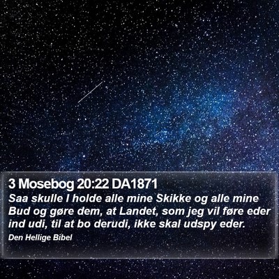 3 Mosebog 20:22 DA1871 Bible Verse Image