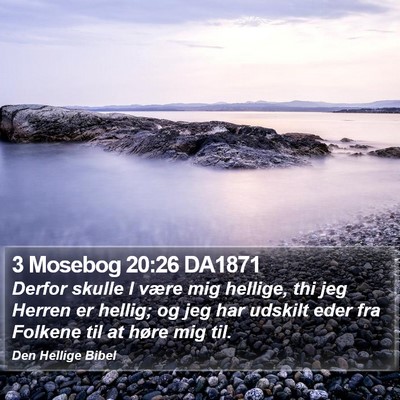 3 Mosebog 20:26 DA1871 Bible Verse Image