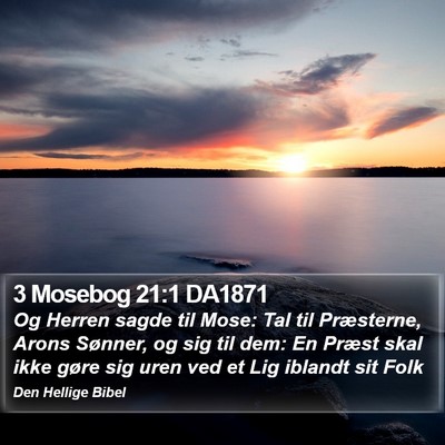 3 Mosebog 21:1 DA1871 Bible Verse Image