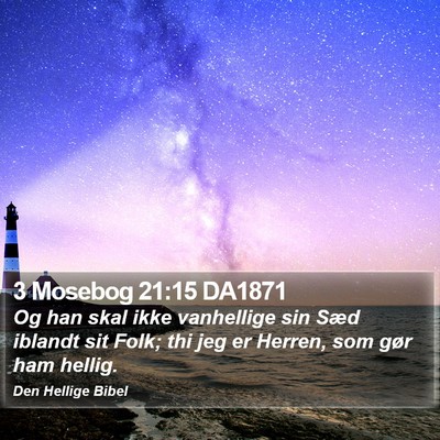 3 Mosebog 21:15 DA1871 Bible Verse Image