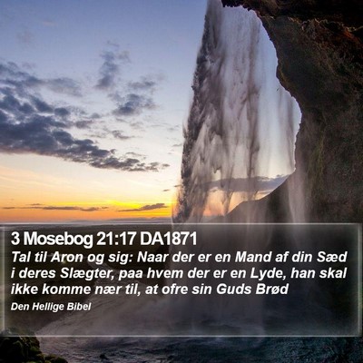 3 Mosebog 21:17 DA1871 Bible Verse Image