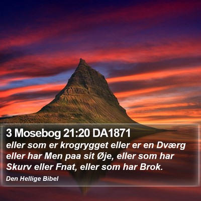 3 Mosebog 21:20 DA1871 Bible Verse Image