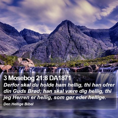 3 Mosebog 21:8 DA1871 Bible Verse Image