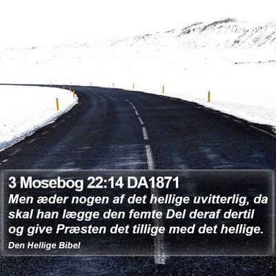 3 Mosebog 22:14 DA1871 Bible Verse Image