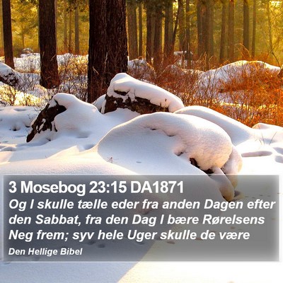 3 Mosebog 23:15 DA1871 Bible Verse Image