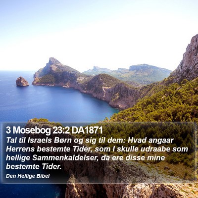 3 Mosebog 23:2 DA1871 Bible Verse Image