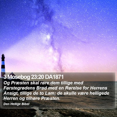 3 Mosebog 23:20 DA1871 Bible Verse Image