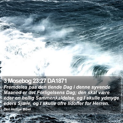 3 Mosebog 23:27 DA1871 Bible Verse Image