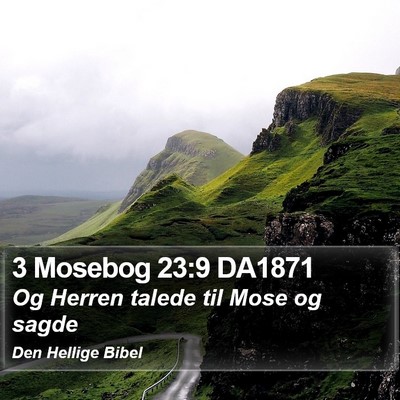 3 Mosebog 23:9 DA1871 Bible Verse Image