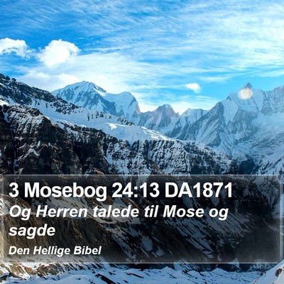 3 Mosebog 24:13 DA1871 Bible Verse Image