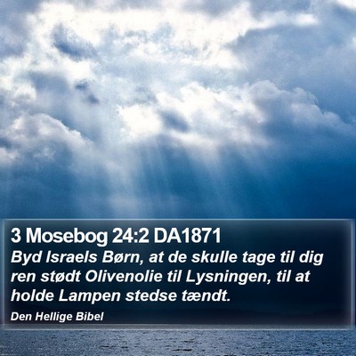 3 Mosebog 24:2 DA1871 Bible Verse Image