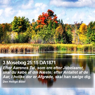 3 Mosebog 25:15 DA1871 Bible Verse Image