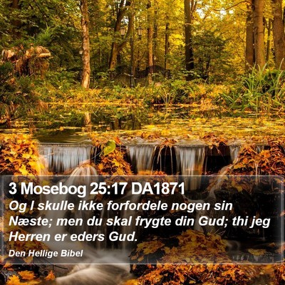 3 Mosebog 25:17 DA1871 Bible Verse Image