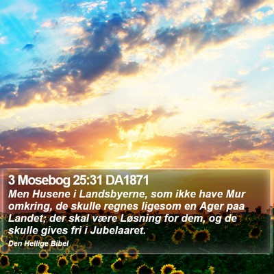 3 Mosebog 25:31 DA1871 Bible Verse Image