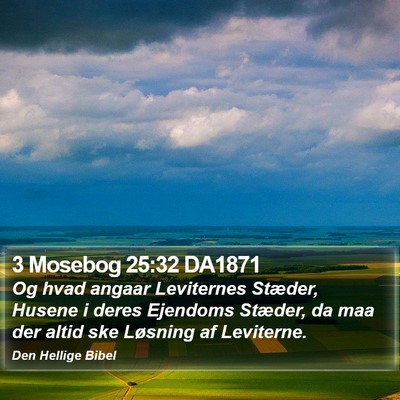 3 Mosebog 25:32 DA1871 Bible Verse Image